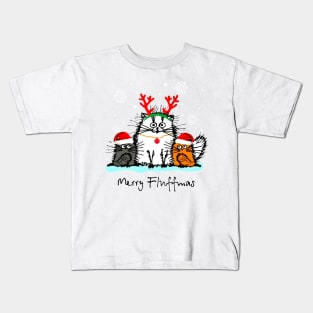 Merry Fluffmas Kids T-Shirt